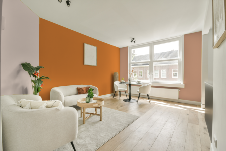 kamer met ton-sur-ton kleurencombinatie en Ppg17-22