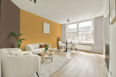 woonkamer met neutrale kleuren en 6050