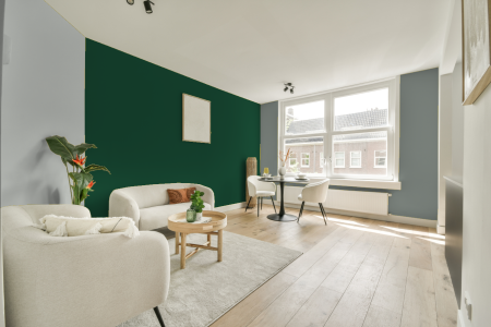 woonkamer met neutrale kleuren en 8711247741695