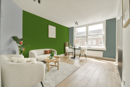 woonkamer met neutrale kleuren en 8711247741985