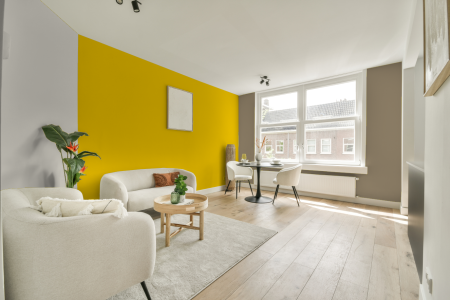 woonkamer met neutrale kleuren en 8711247742890