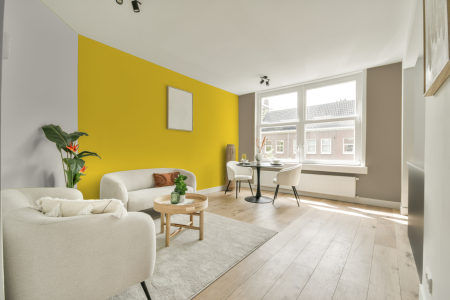 woonkamer met neutrale kleuren en 8711247742906