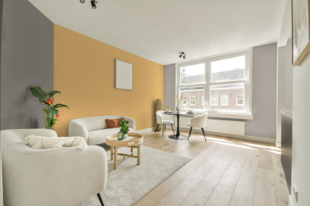 woonkamer met neutrale kleuren en 8711247743446