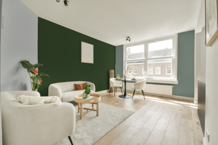 woonkamer met neutrale kleuren en 8711247748328