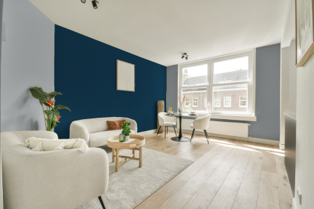 woonkamer met neutrale kleuren en Gn 001-01