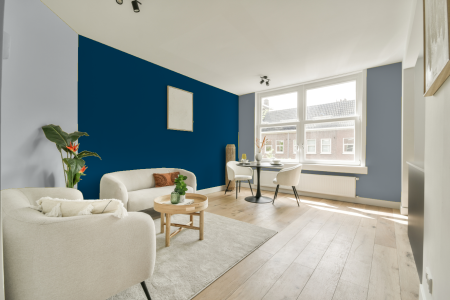 woonkamer met neutrale kleuren en Gn 001-02