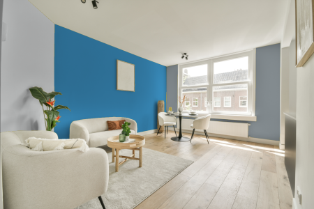 woonkamer met neutrale kleuren en Gn 001-07