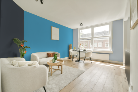 woonkamer met neutrale kleuren en Gn 002-07