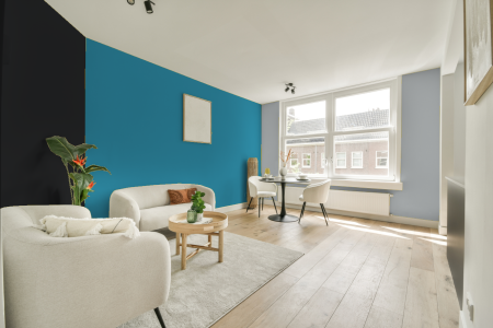 woonkamer met neutrale kleuren en Gn 006-05