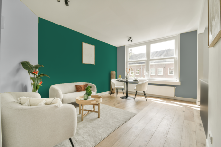 woonkamer met neutrale kleuren en Gn 016-04