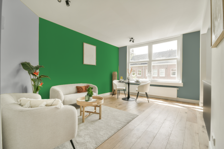 woonkamer met neutrale kleuren en Gn 019-06