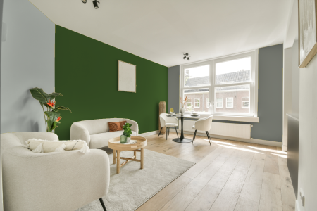 woonkamer met neutrale kleuren en Gn 021-02