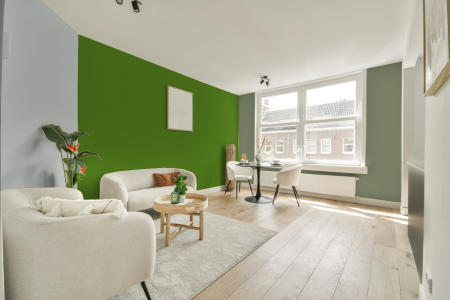 woonkamer met neutrale kleuren en Gn 021-05