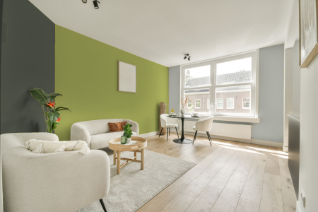 woonkamer met neutrale kleuren en Gn 023-06