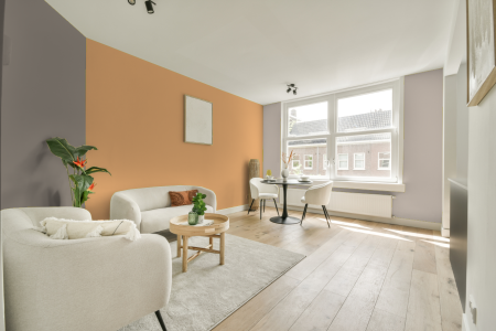 woonkamer met neutrale kleuren en Gn 033-07