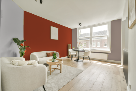 woonkamer met neutrale kleuren en Gn 036-01