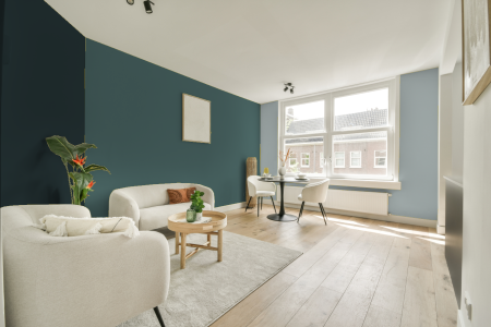 woonkamer met neutrale kleuren en Gn 063-04