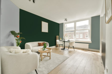 woonkamer met neutrale kleuren en Gn 066-01