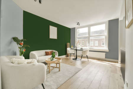 woonkamer met neutrale kleuren en Gn 068-01