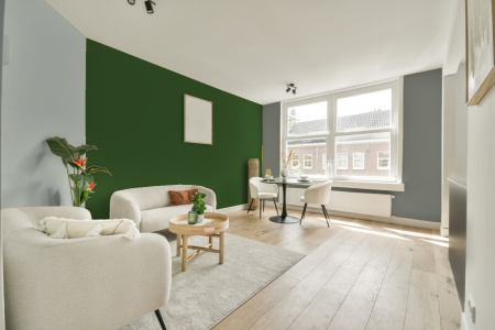 woonkamer met neutrale kleuren en Gn 068-02