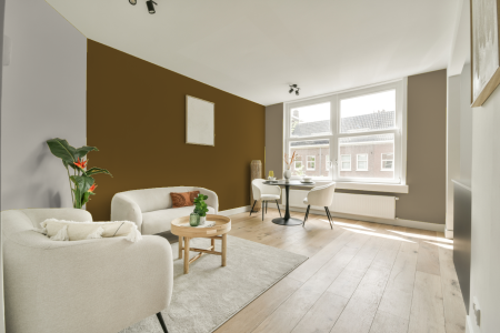 woonkamer met neutrale kleuren en Gn 078-03