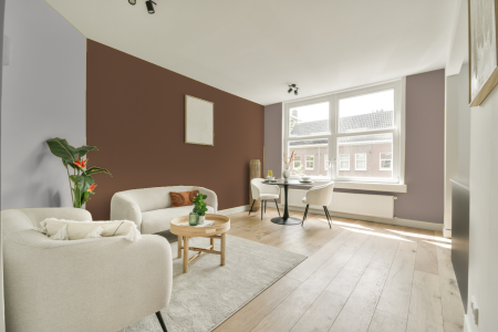 woonkamer met neutrale kleuren en Gn 085-04