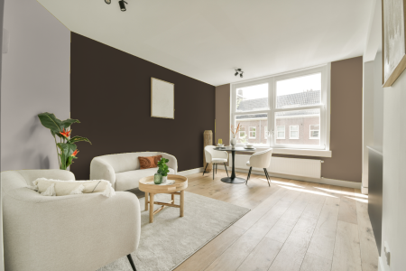 woonkamer met neutrale kleuren en Gn 111-01