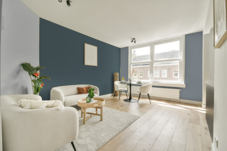 woonkamer met neutrale kleuren en Gn 119-03