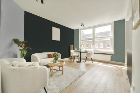 woonkamer met neutrale kleuren en Gn 120-01