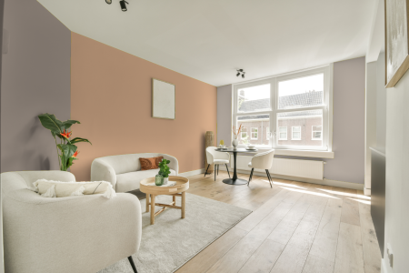 woonkamer met neutrale kleuren en S 1020-y40r