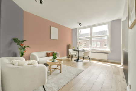 woonkamer met neutrale kleuren en S 1020-y50r