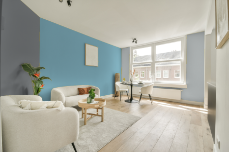 woonkamer met neutrale kleuren en S 1030-b