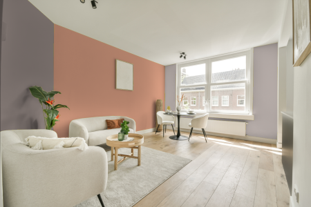 woonkamer met neutrale kleuren en S 1030-y60r