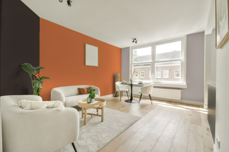 woonkamer met neutrale kleuren en S 1060-y50r