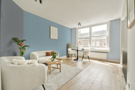 woonkamer met neutrale kleuren en S 1515-b