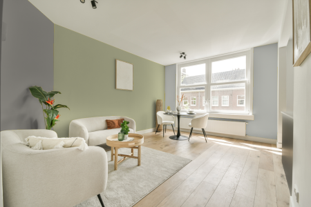 woonkamer met neutrale kleuren en S 1515-g60y