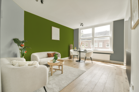 woonkamer met neutrale kleuren en S 3065-g40y