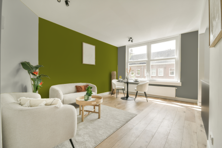 woonkamer met neutrale kleuren en S 3065-g50y