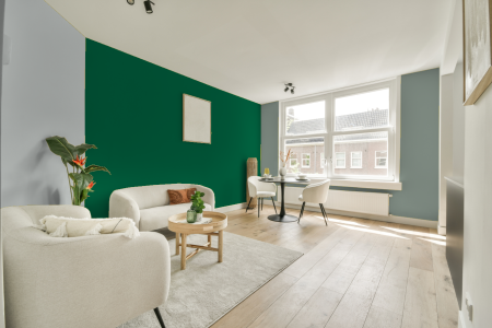 woonkamer met neutrale kleuren en S 4050-g