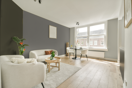 woonkamer met neutrale kleuren en S 4502-y