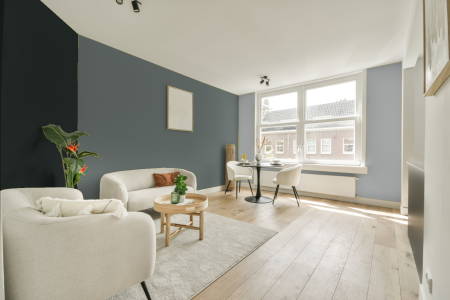 woonkamer met neutrale kleuren en S 5005-b80g