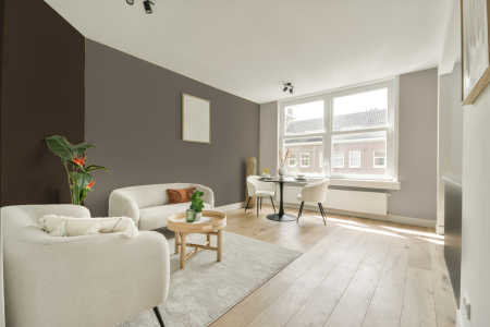 woonkamer met neutrale kleuren en S 5005-y20r