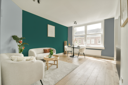 woonkamer met neutrale kleuren en S 5030-b70g