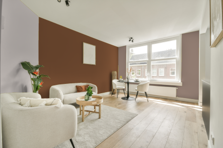 woonkamer met neutrale kleuren en S 5030-y40r