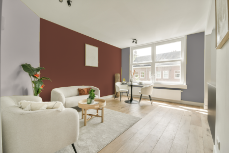 woonkamer met neutrale kleuren en S 5030-y70r