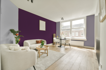 woonkamer met neutrale kleuren en S 5040-r40b