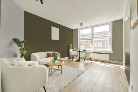 woonkamer met neutrale kleuren en S 6020-g70y