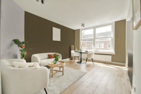 woonkamer met neutrale kleuren en S 6020-g90y