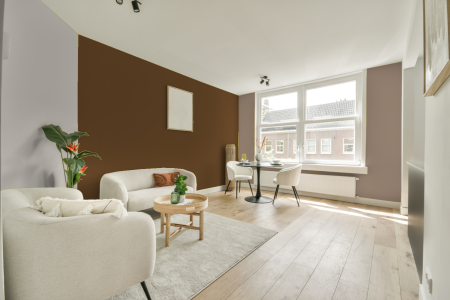 woonkamer met neutrale kleuren en S 6030-y20r