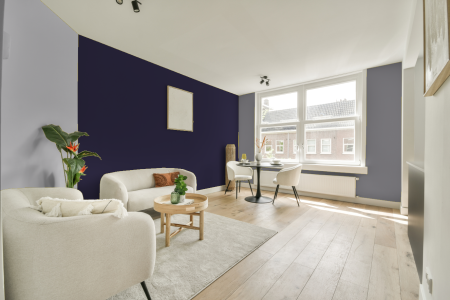 woonkamer met neutrale kleuren en S 7020-r60b